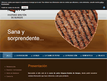 Tablet Screenshot of hispanobretonburgos.es